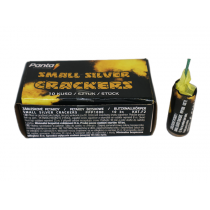 Small Silver Crackers 10 db